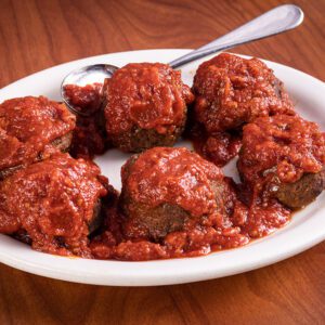 meatballs on table